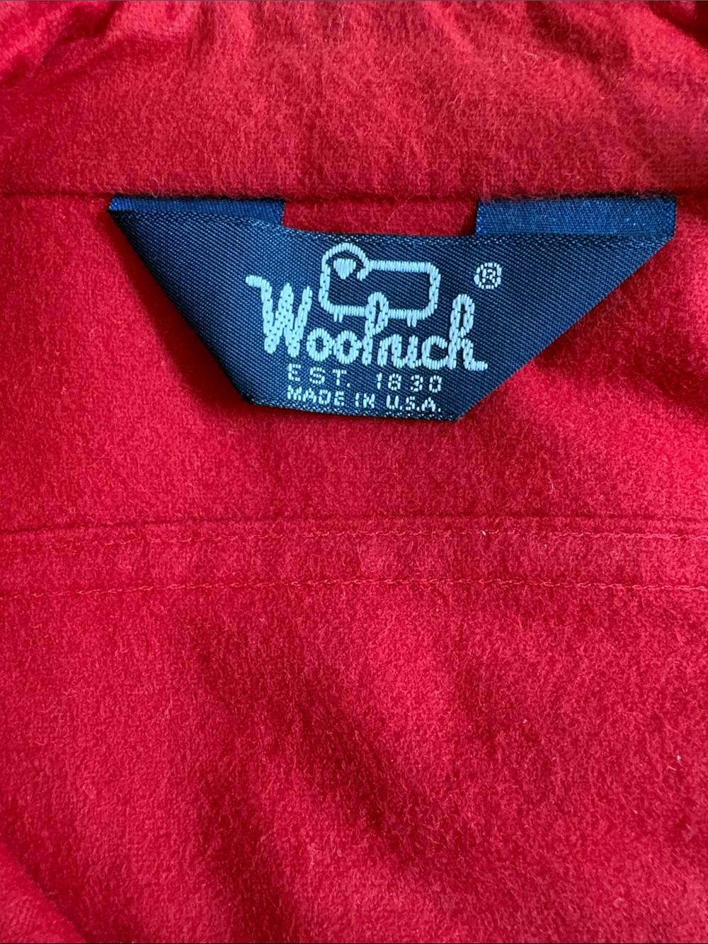 Woolrich Men's Red Long Sleeve Shirt Jacket -Large - Picture 3 of 9